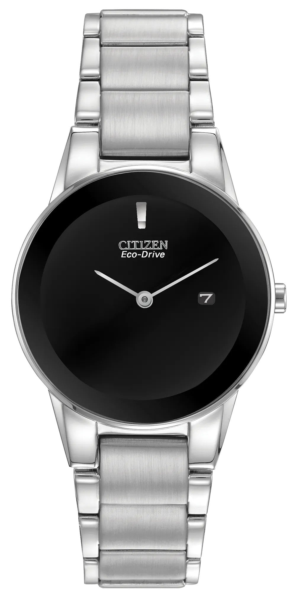 Citizen Axiom - Ladies Eco-Drive Black Blank Face Date Watch GA105051E