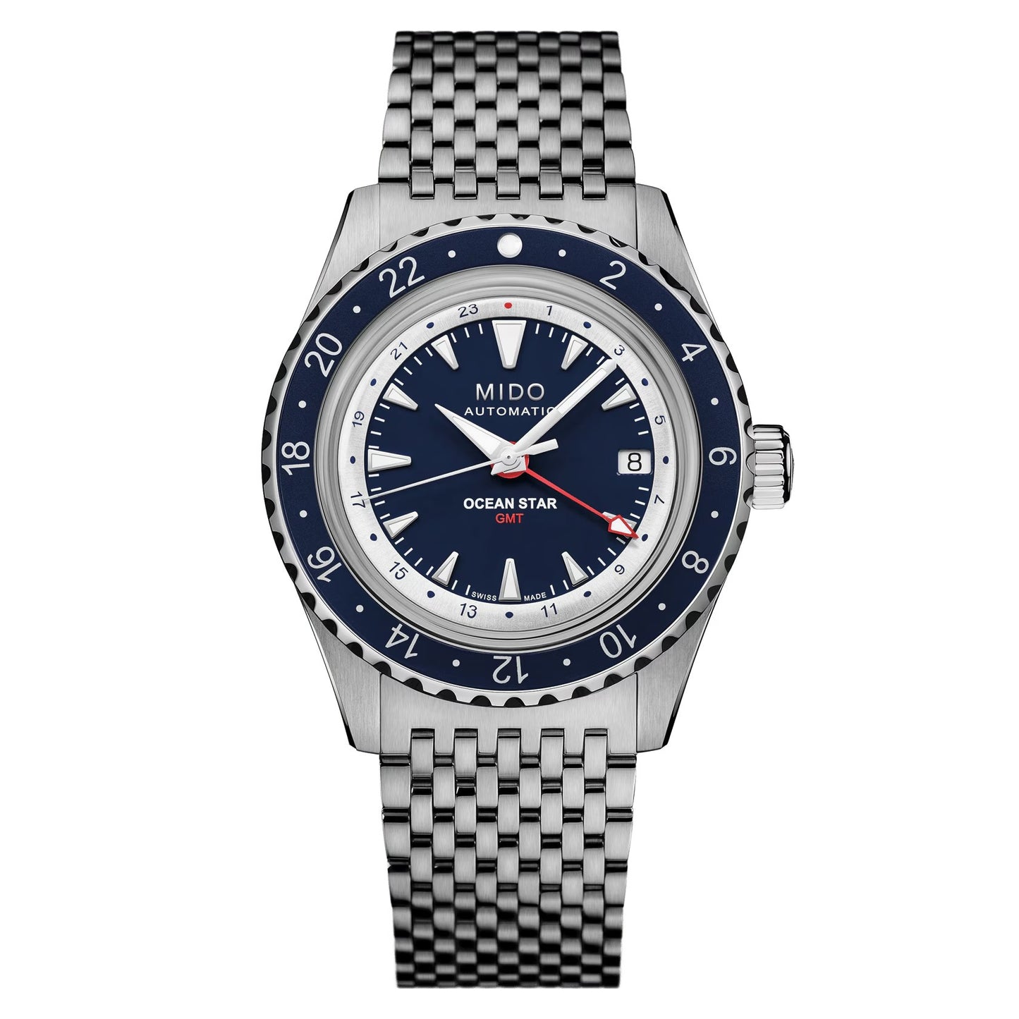 MIDO Ocean Star GMT Special Edition Stainless Steel - 44mm
