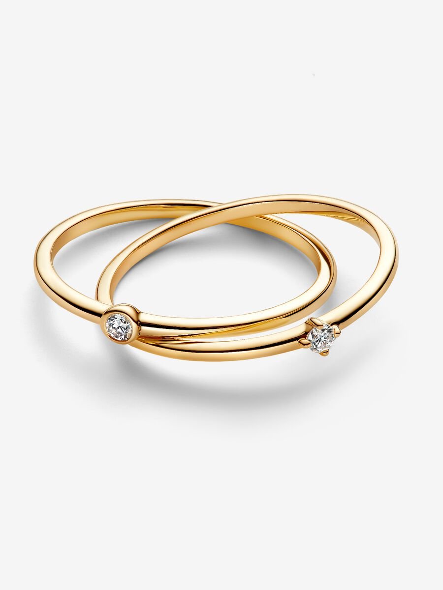 Pandora Era Lab-Grown Diamond Crossover Ring