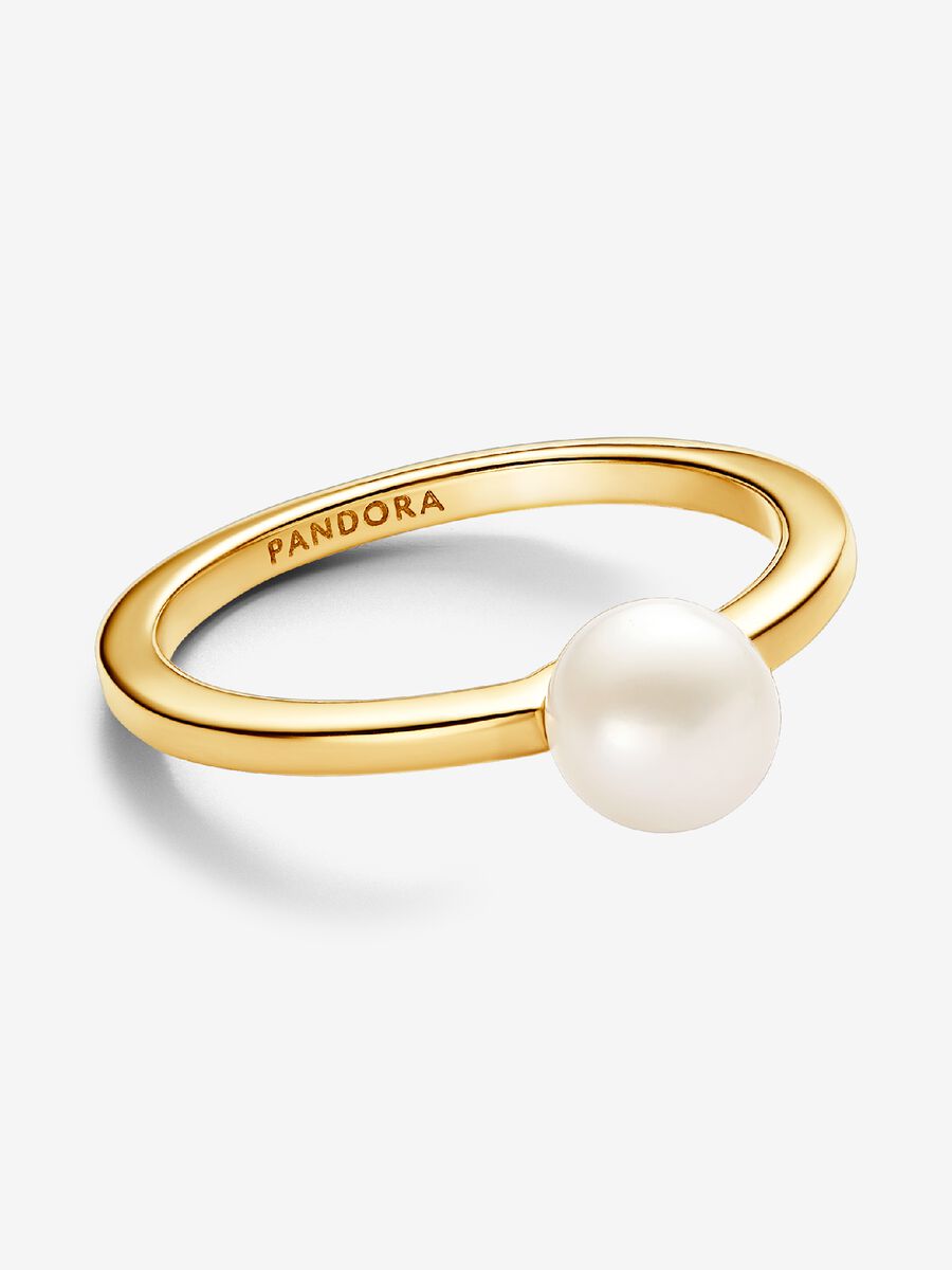 Treated Freshwater Cultured Pearl Ring