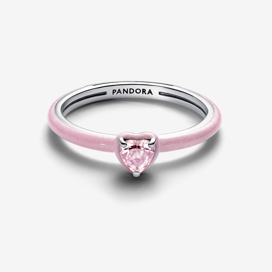Pink Chakra Heart Ring