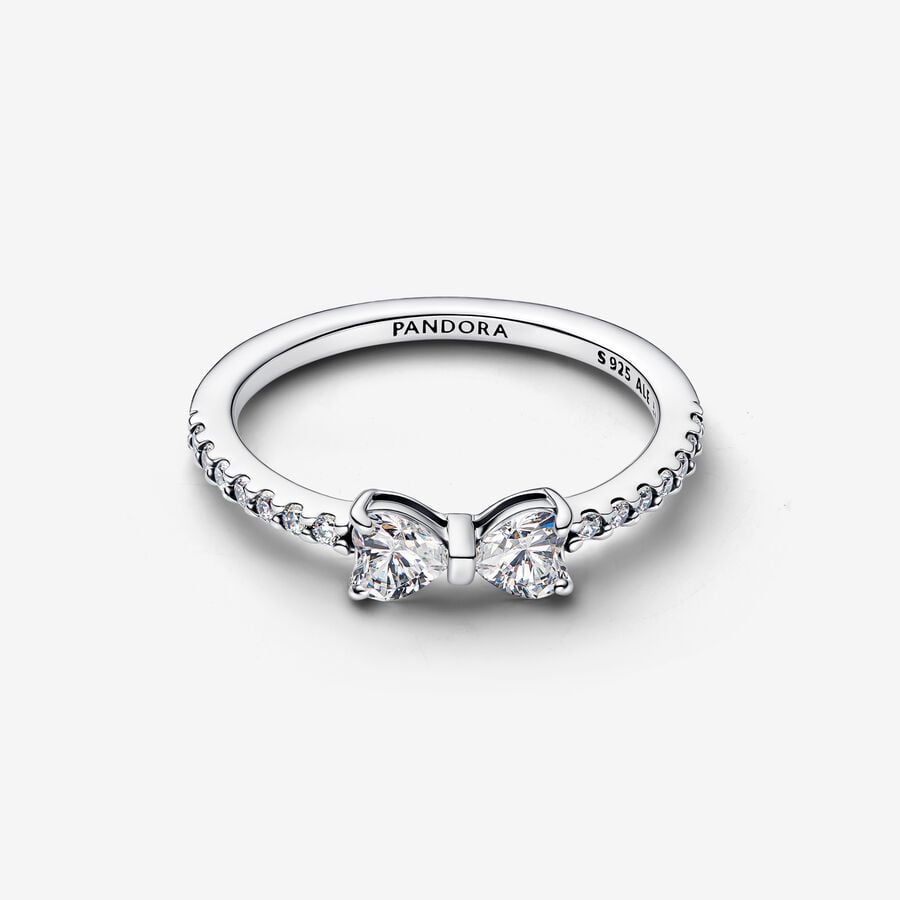 Sparkling Bow Ring
