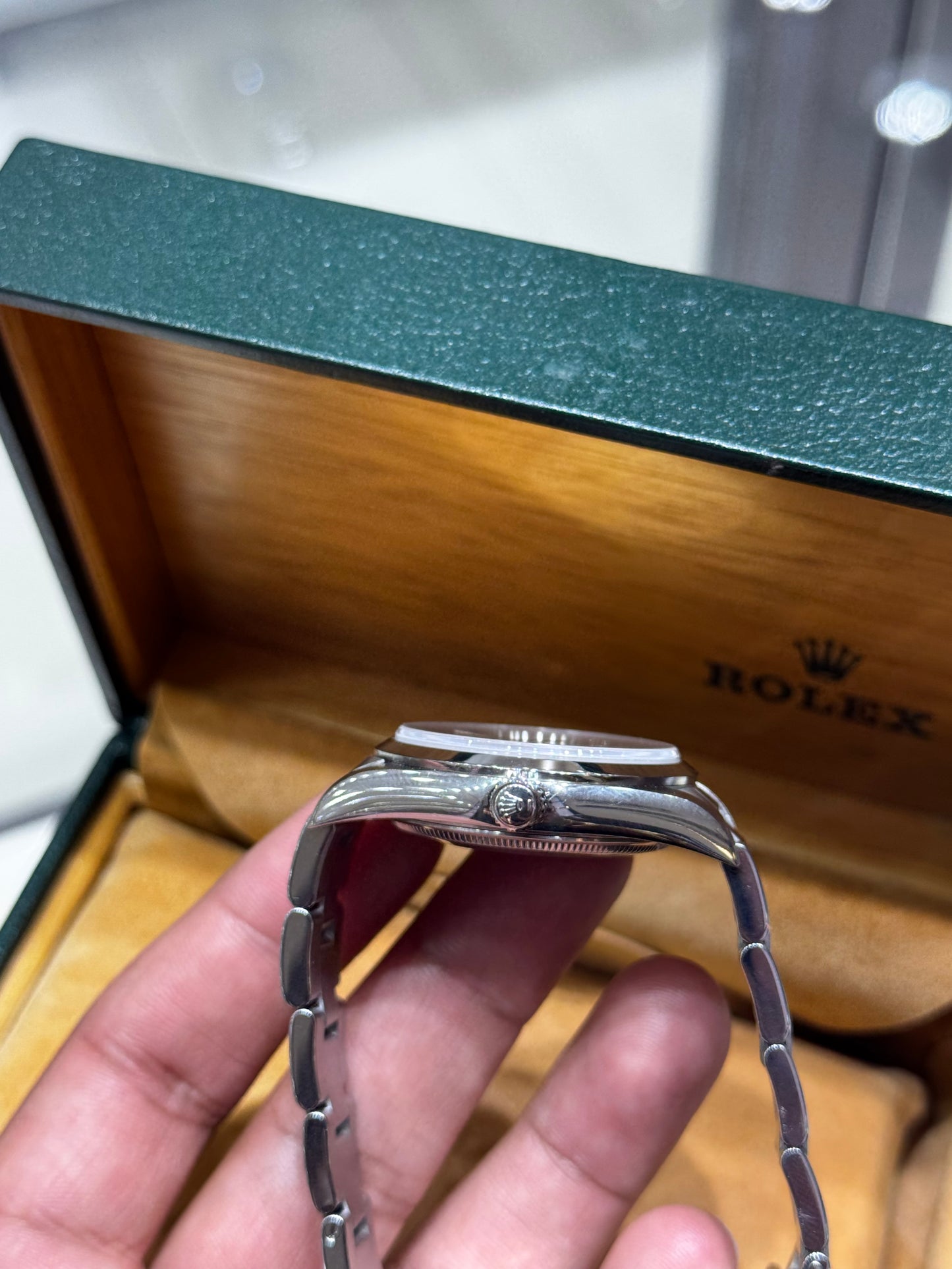 Rolex Air King SS 14000 Silver Dial