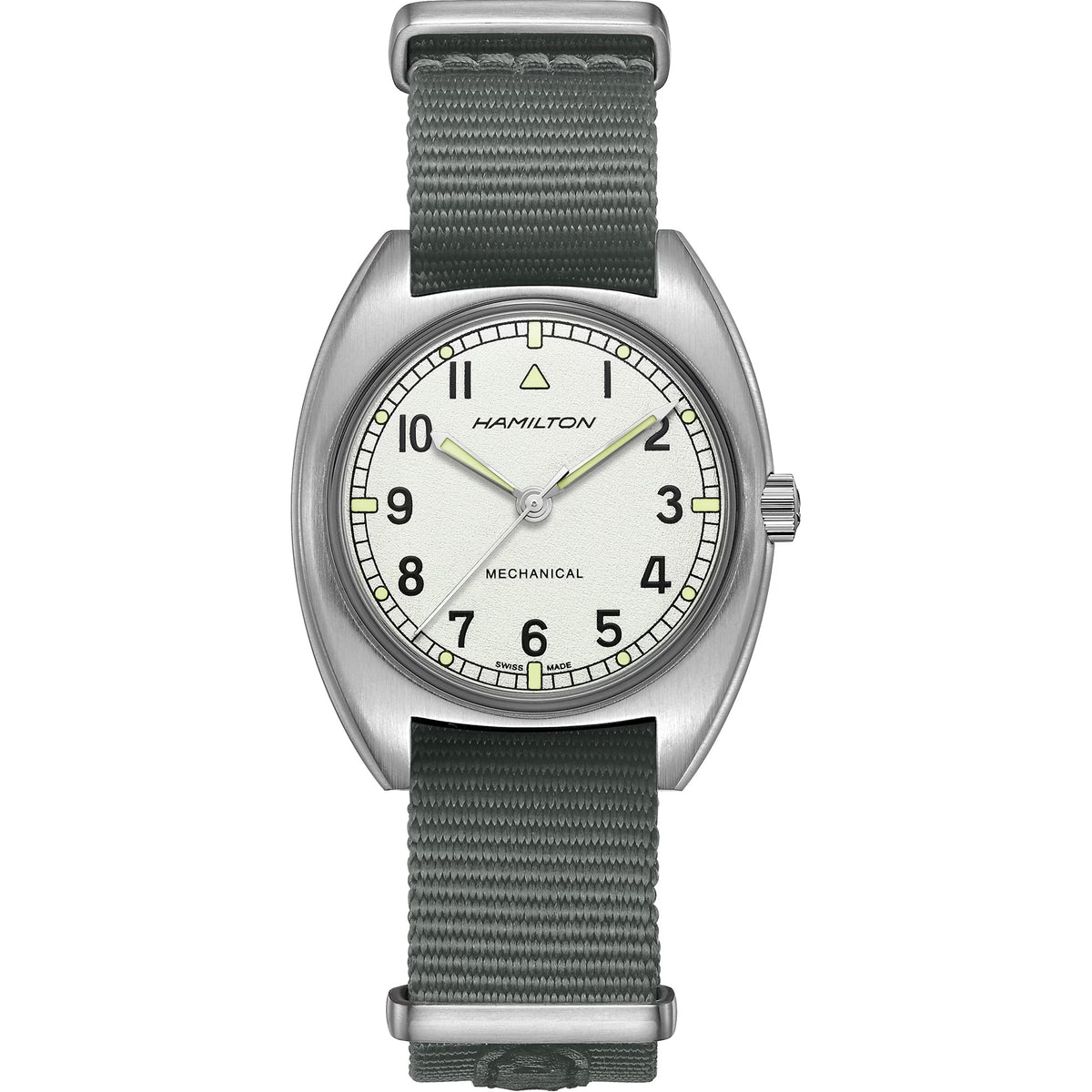 Hamilton Khaki Aviation Pilot Pioneer Mechanical Silver Dial H76419951