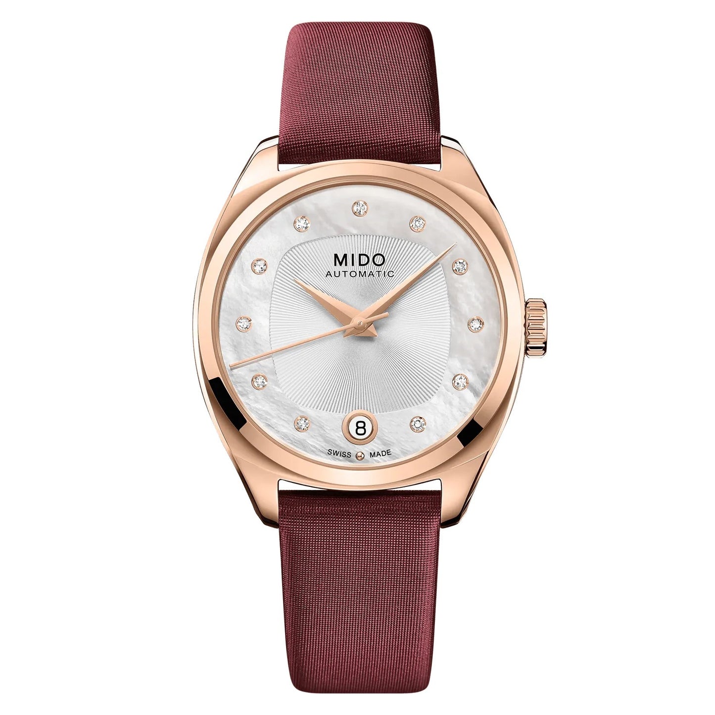 Mido Belluna Royal — Textile / Silver Dial
