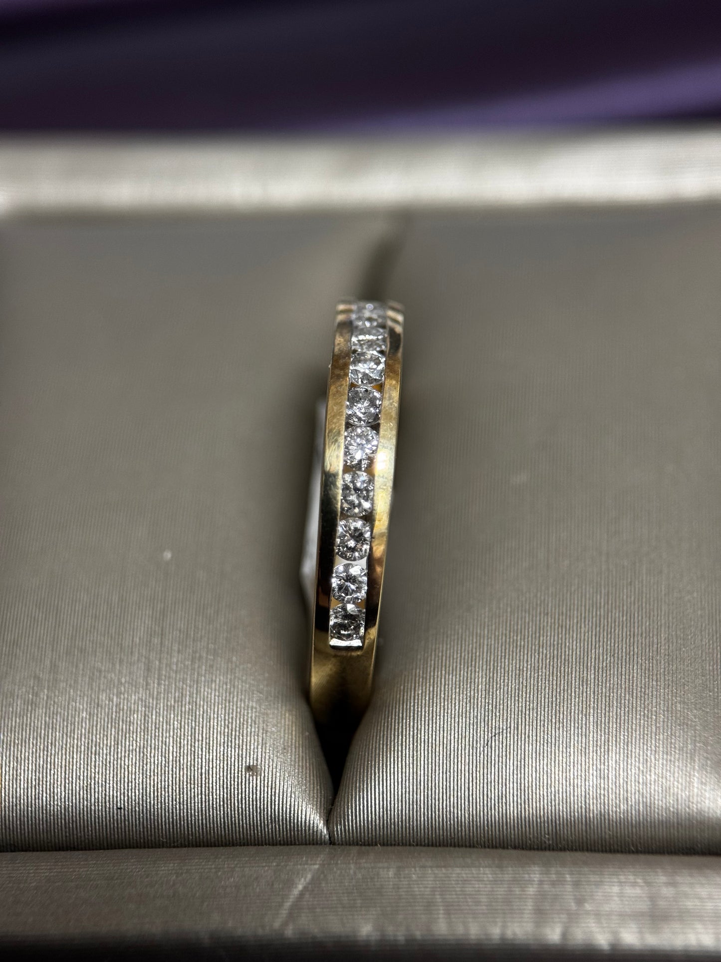 10k 1/3 CT yellow gold diamond Band