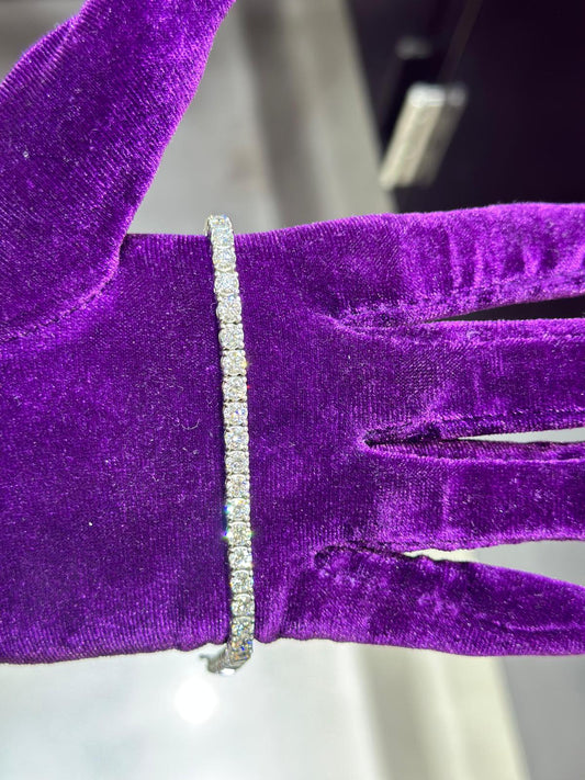 Lab Grown Diamond Tennis Bracelet 10 carats