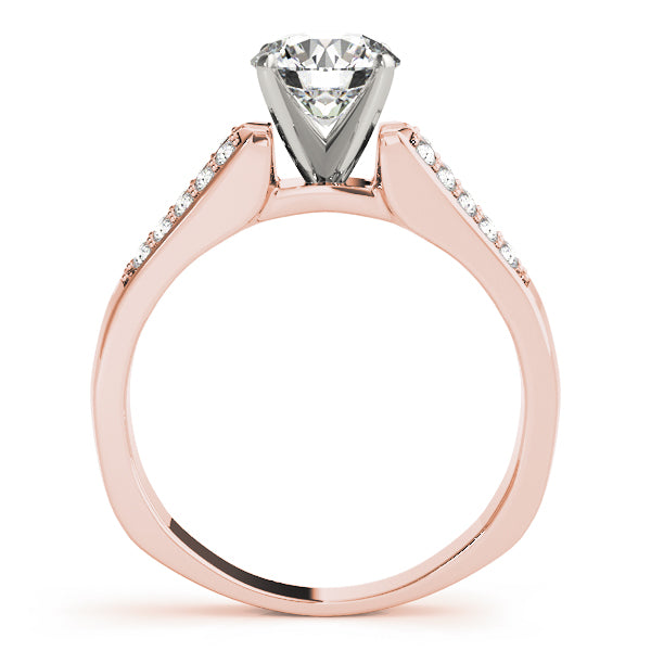 Split Shank Peg Head Engagement Ring