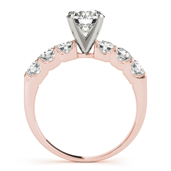 Single Row Shared-Prong Engagement Ring