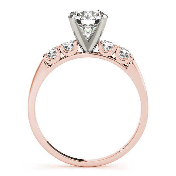 Single Row Engagement Ring
