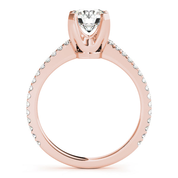 ENGAGEMENT RINGS SINGLE ROW PRONG