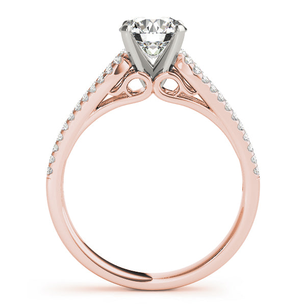 Multirow Split Shank Engagement Ring