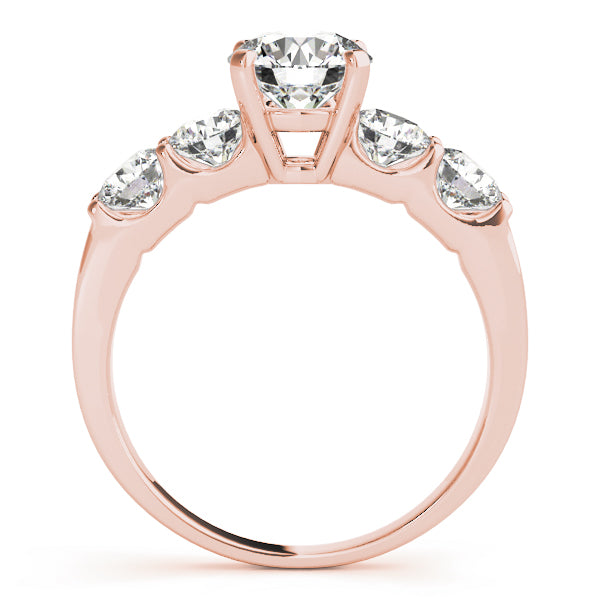 Single Row Prong Engagement Rings