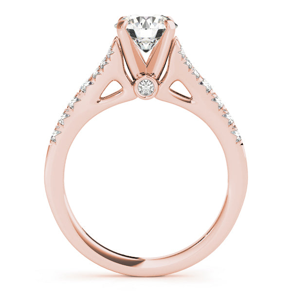 Split Shank Prong Set Engagement Ring