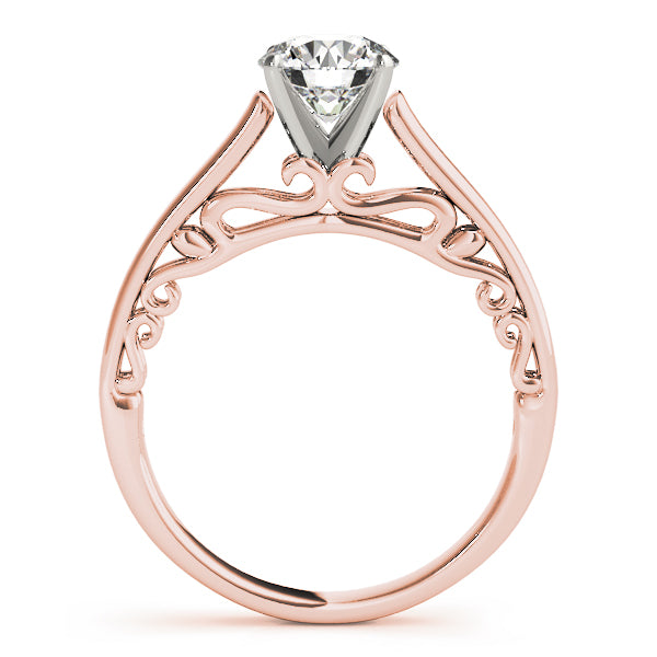 Solitaire Cathedral Engagement Ring