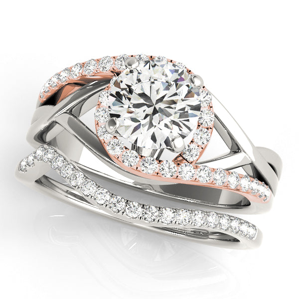 Bypass Halo Engagement Ring