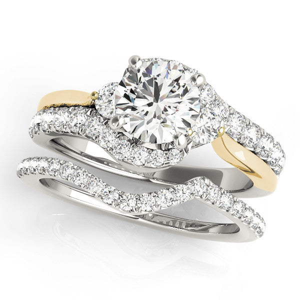 Bypass Halo Engagement Ring