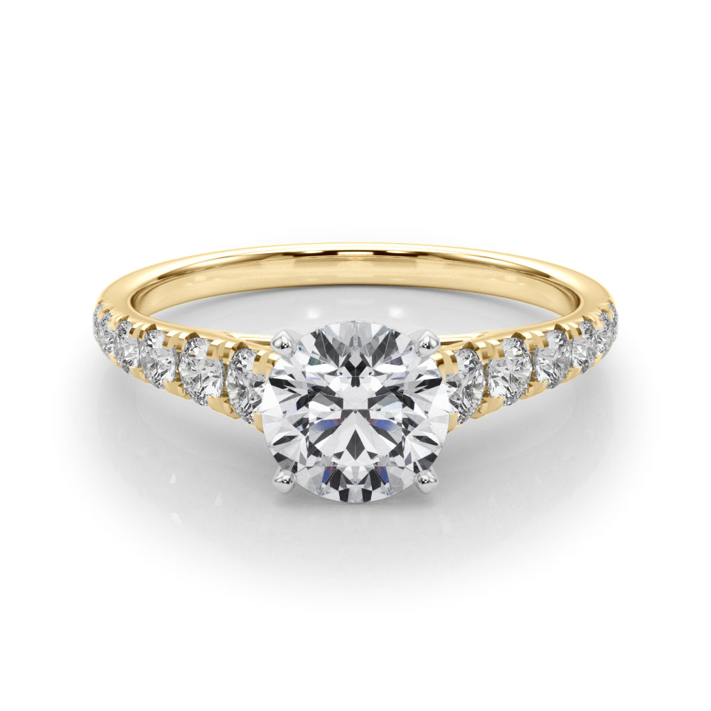 Graduated Diamond Engagement Ring