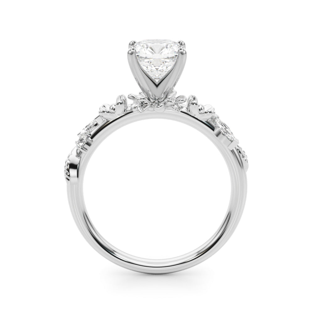 Floral Engagement Ring