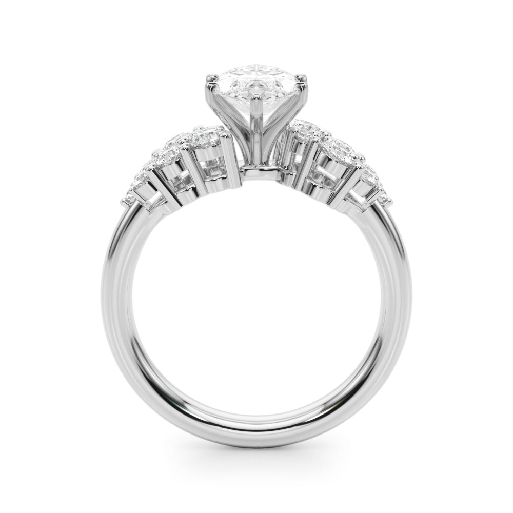 Cluster Engagement Ring