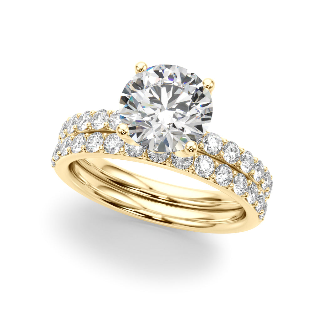 Floral Engagement Ring