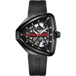 Hamilton Ventura Elvis80 Skeleton Auto - Dial color:Black - H24535331