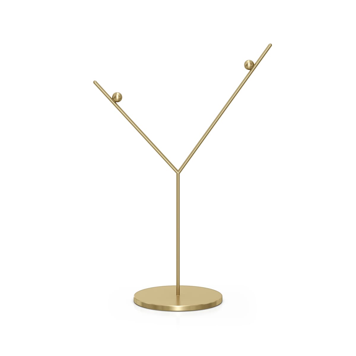 Swarovski Ornament Stand, Gold Tone