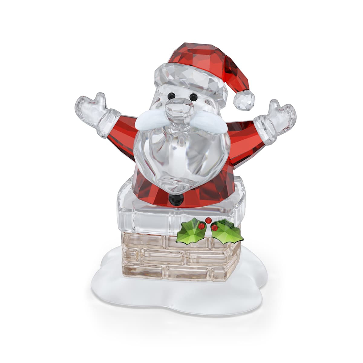 Swarovski Holiday Cheers Santa Claus and Chimney