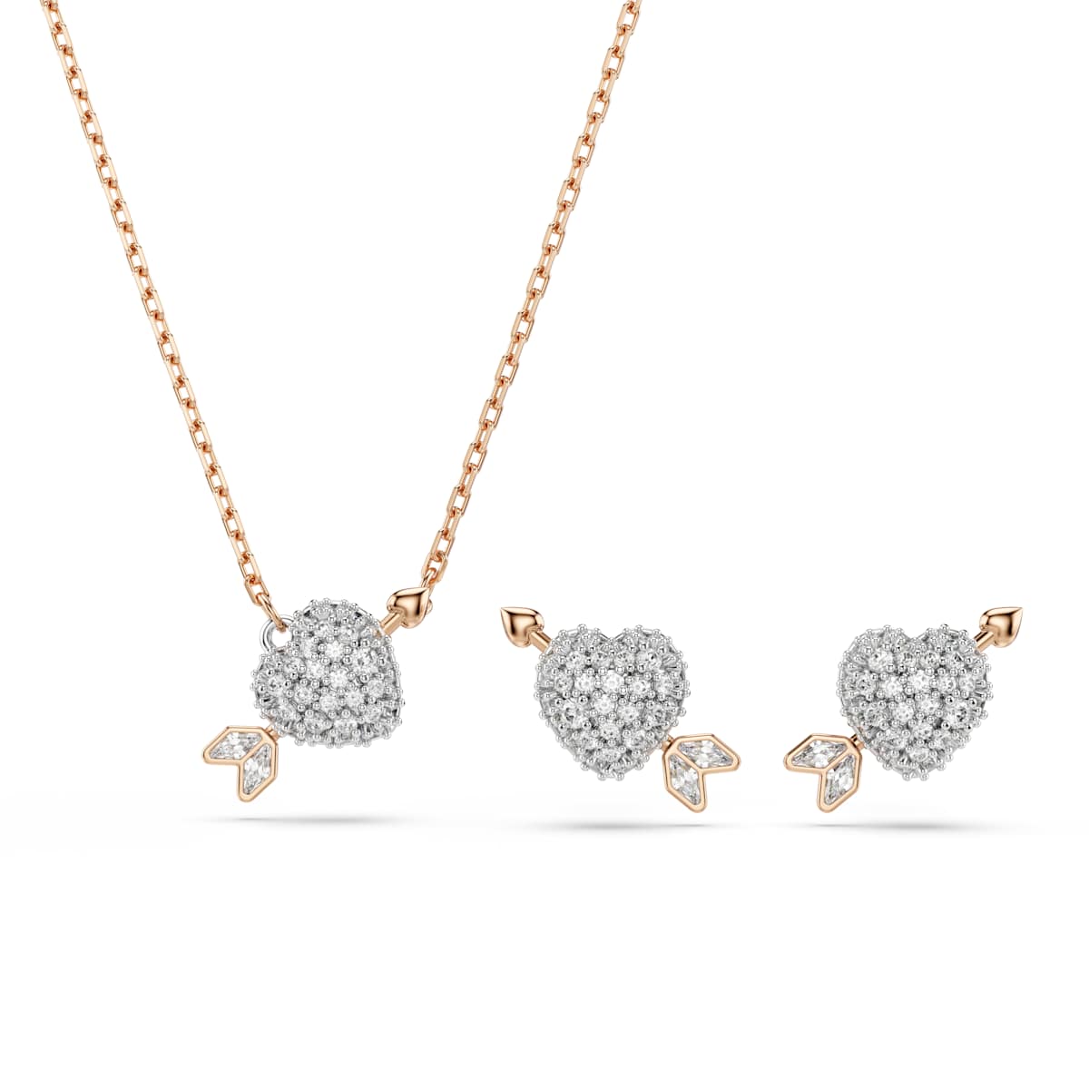 Swarovski Idyllia Heart with Arrow Set