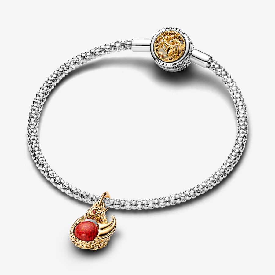 Game of Thrones Dragon Fire Dangle Charm