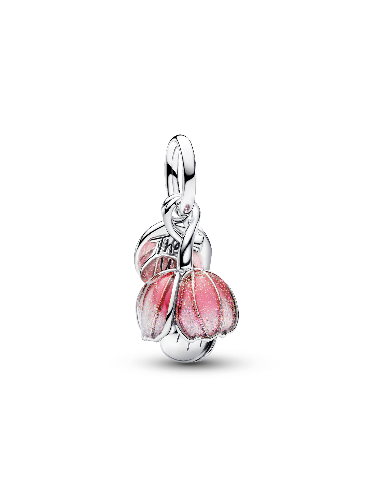 Pandora Two-Tone Blooming Flower Dangle Charm