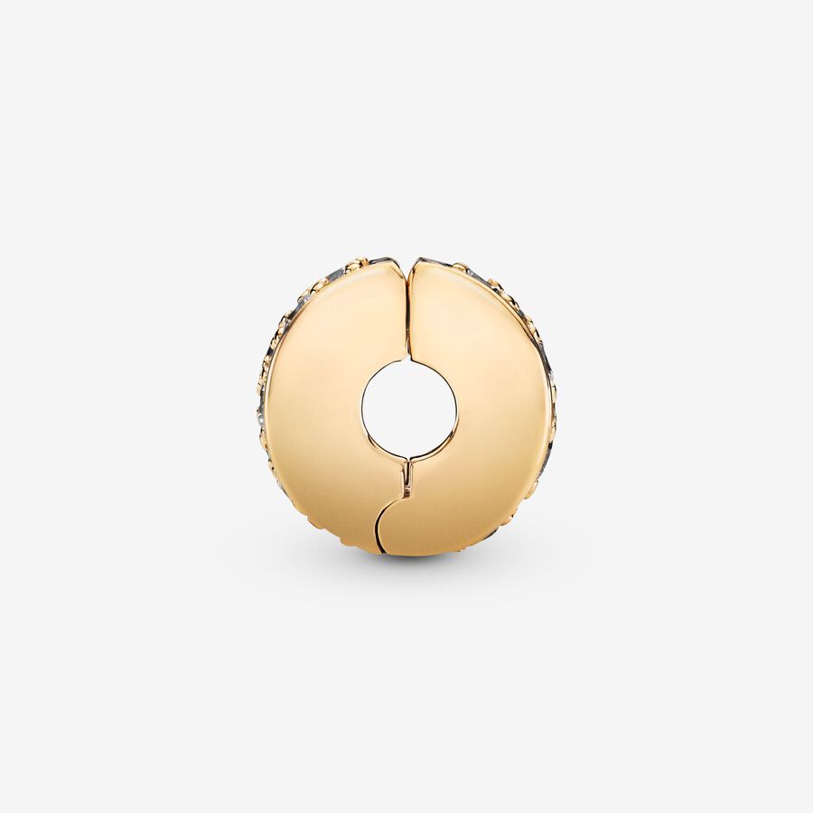 Clear Pavé Clip Charm