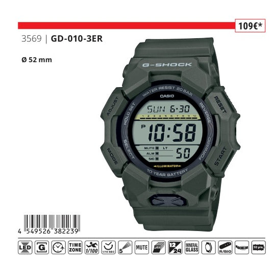 Casio G-Shock GD-010-3