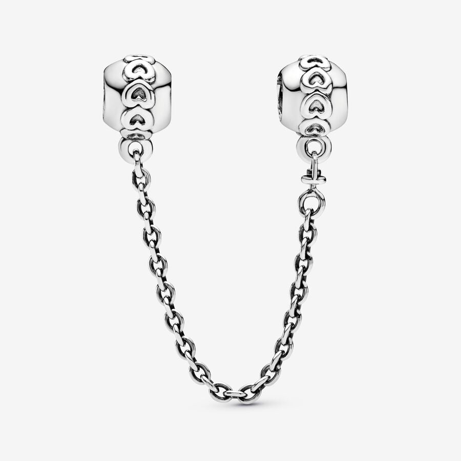 Band of Hearts Safety Chain Charm