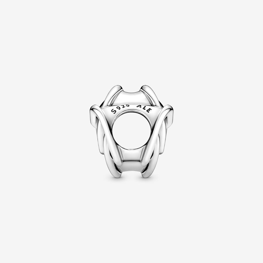 Family Always Encircled Heart Charm