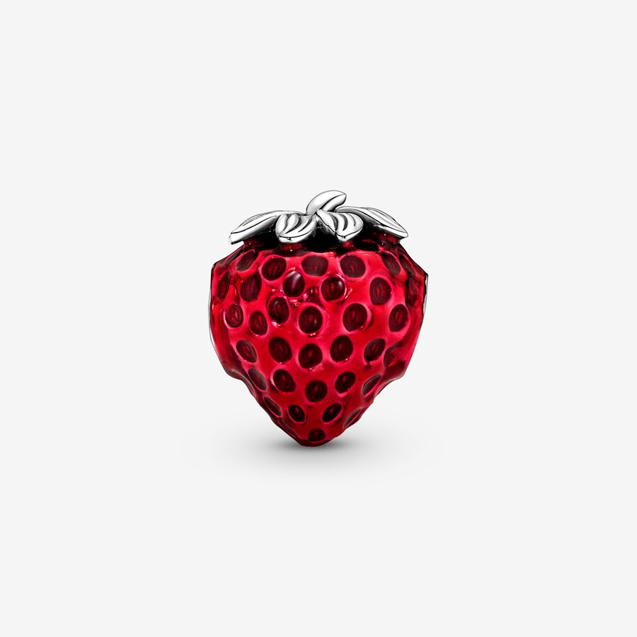 Seeded Strawberry Fruit Charm