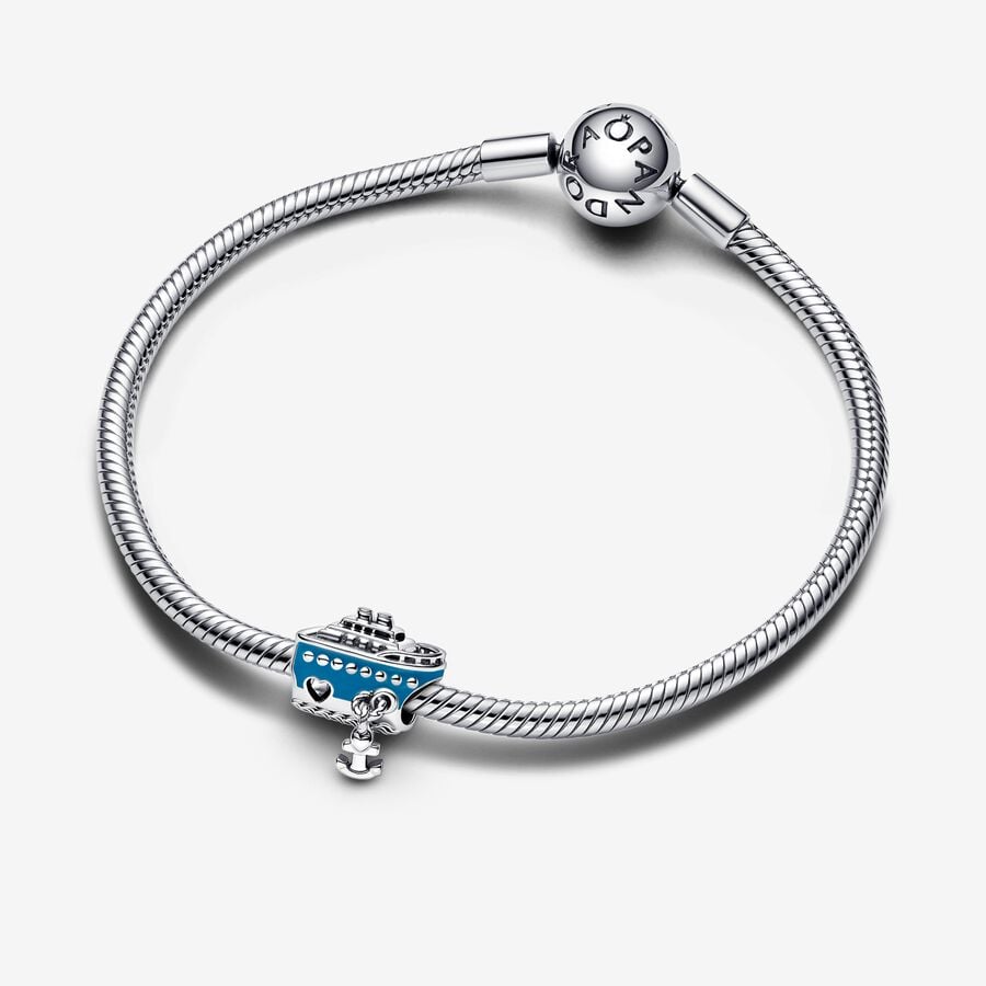 Anchored Cruise Ship Charm