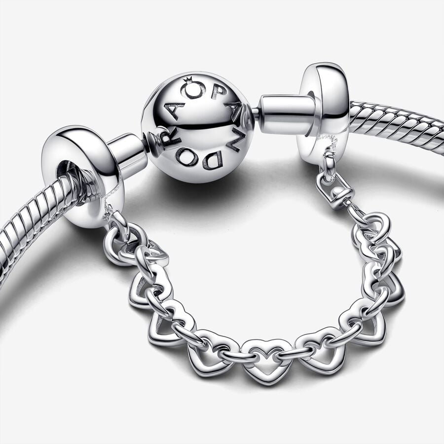 Linked Hearts Safety Chain