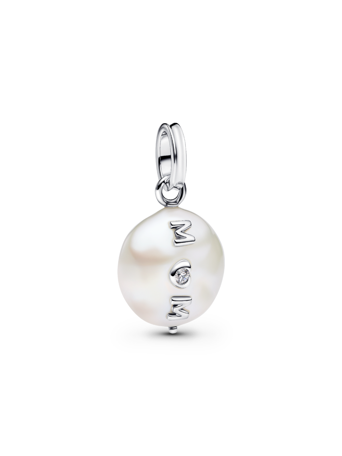 Pandora Treated Freshwater Cultured Baroque Pearl Mom Dangle Charm