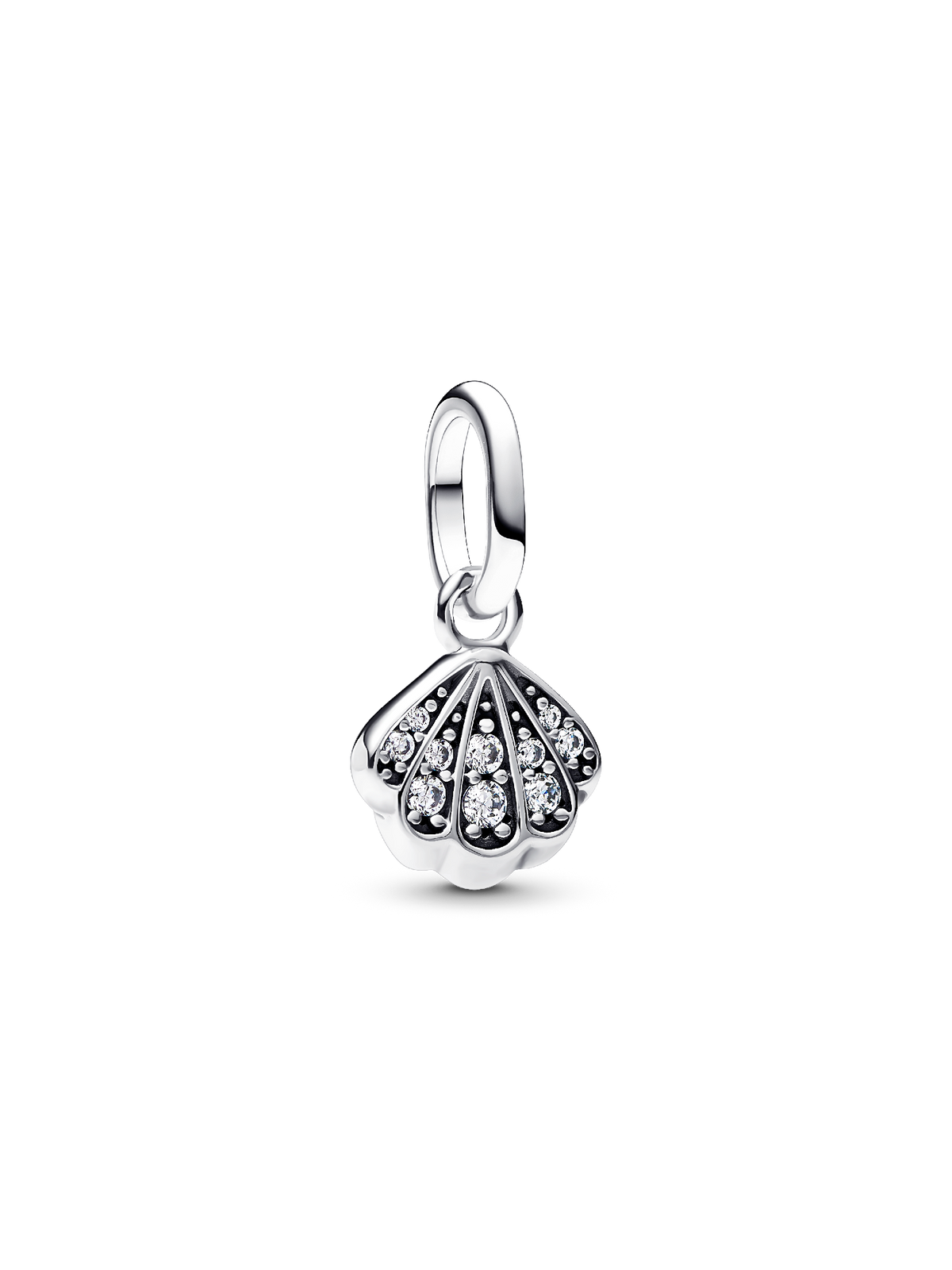 Pandora Sparkling Shell Mini Dangle Charm