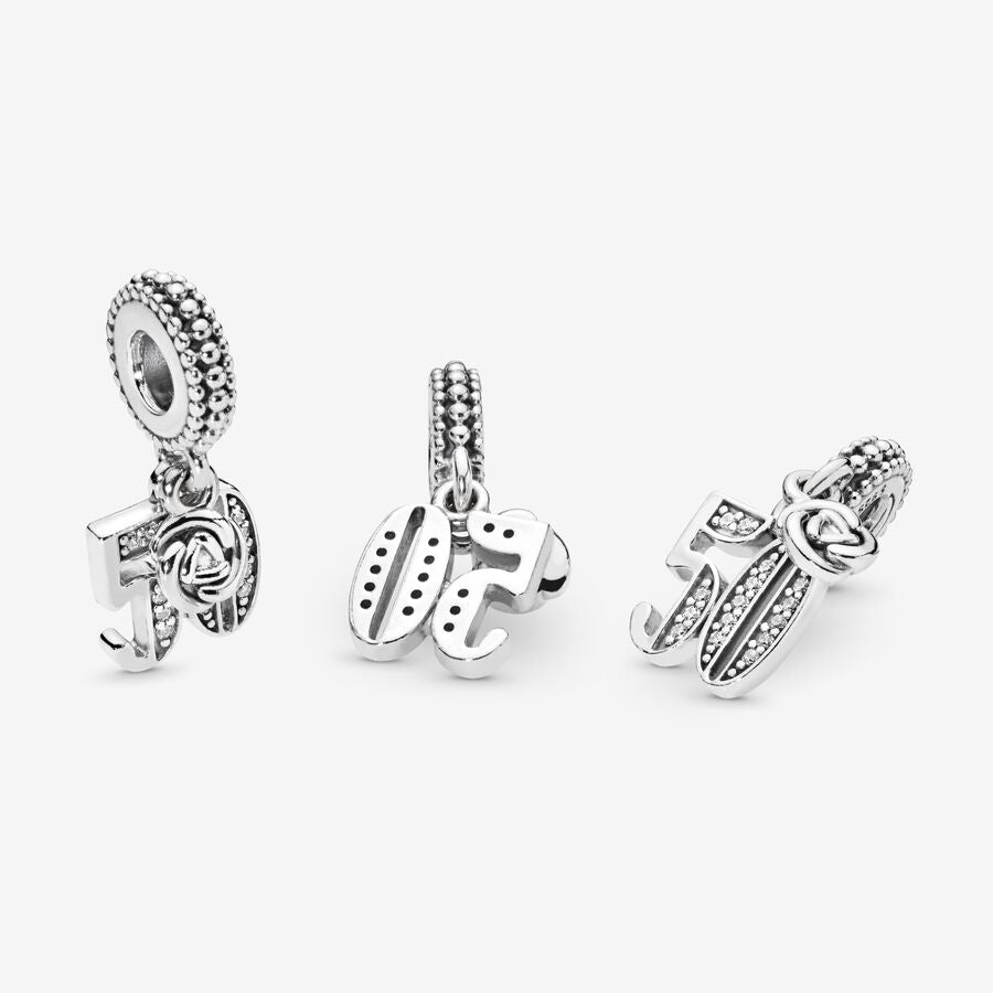 50th Celebration Dangle Charm