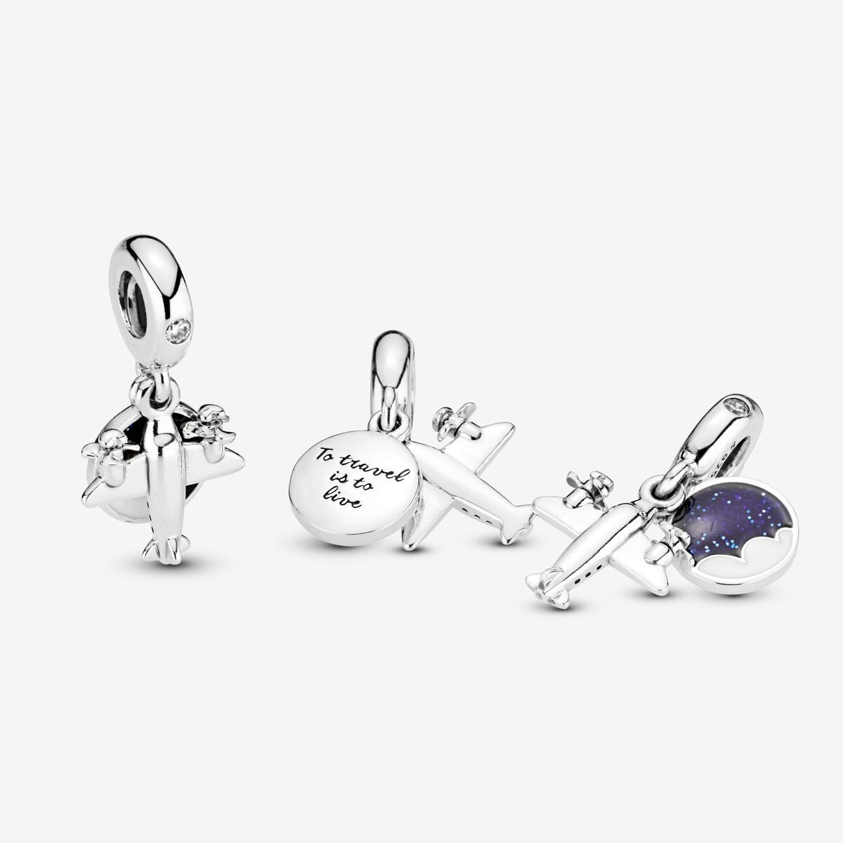 Propeller Plane Dangle Charm