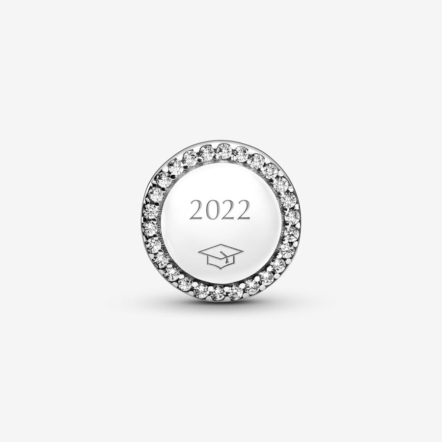 Engravable Sparkling Button Charm