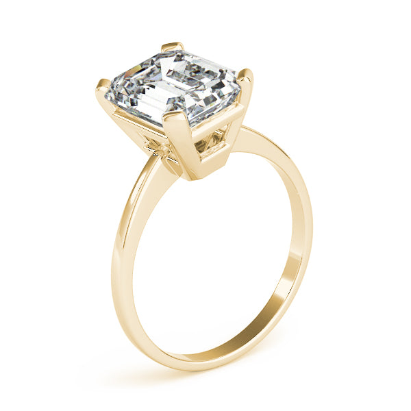 Emerald Cut Solitaire Engagement Ring