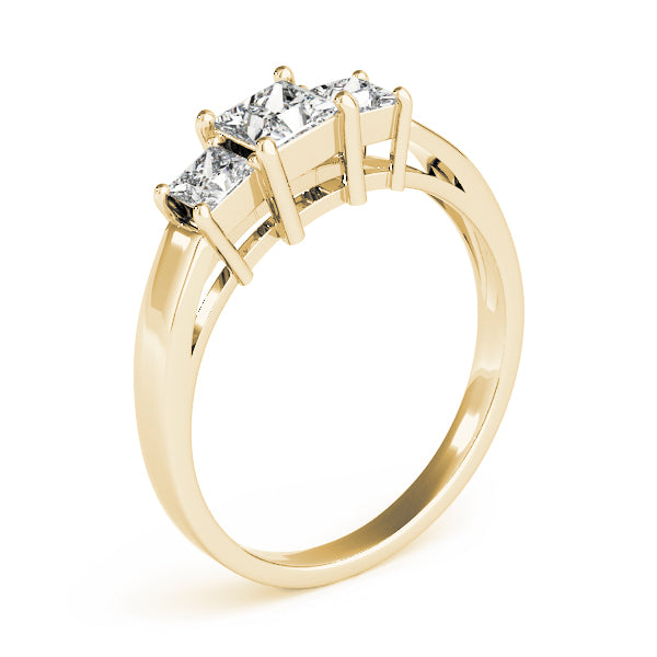ENGAGEMENT RINGS 3 STONE PRINCESS