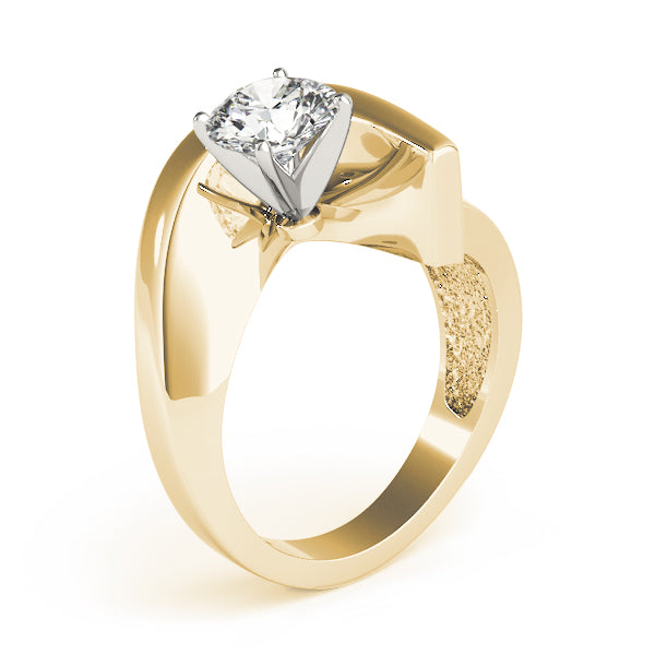 Bypass Solitaire Engagement Ring
