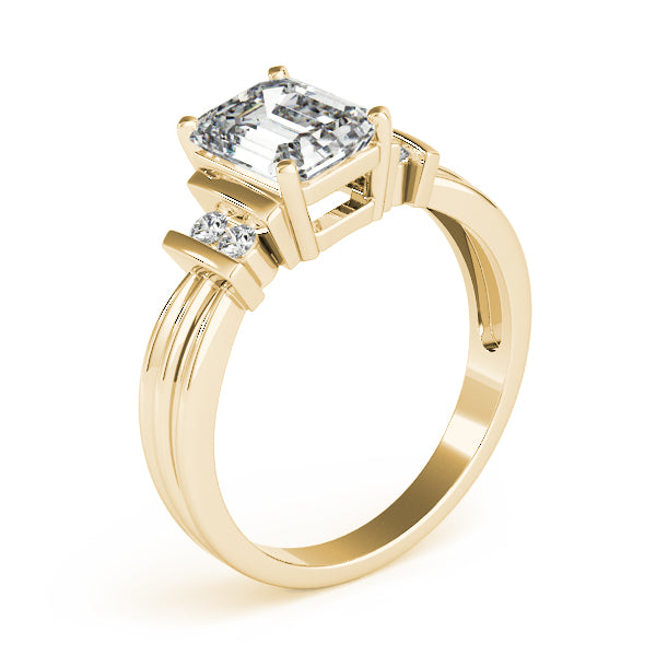 Bar Set Emerald Color Ring