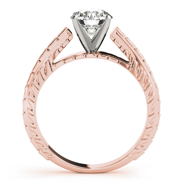 Vintage Filigree Solitaire Engagement Ring