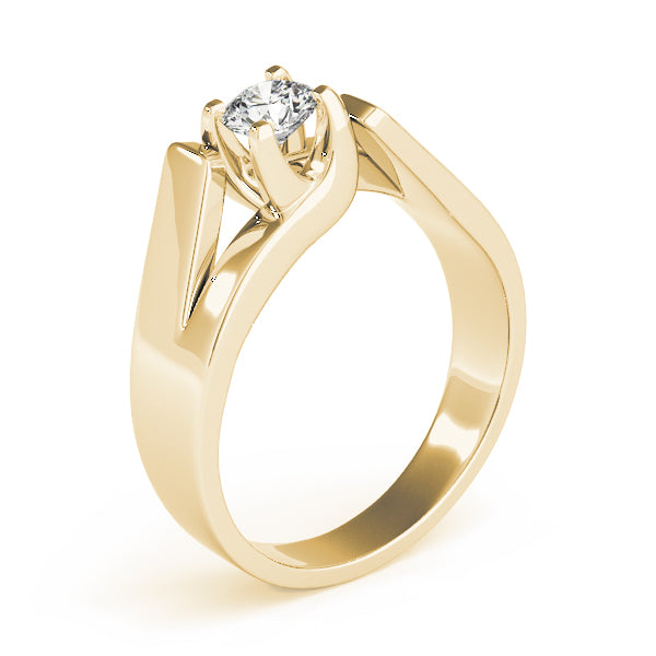 Solitaire Trellis Engagement Ring
