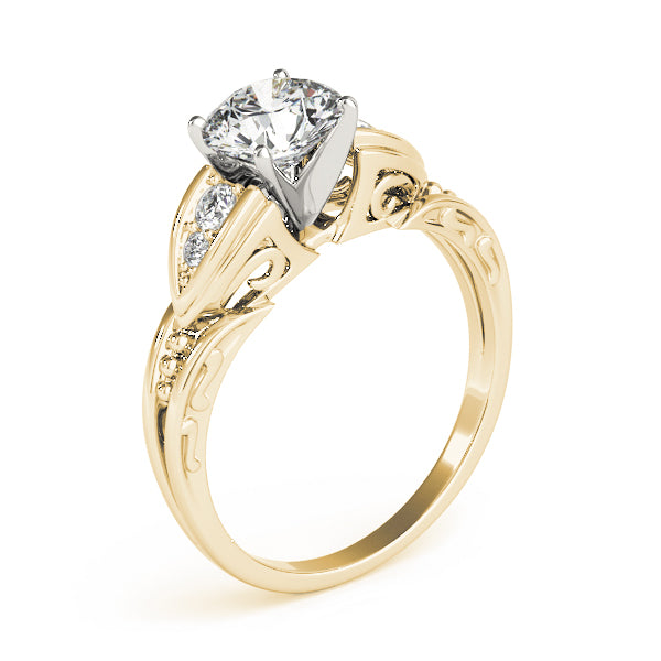 ENGAGEMENT RINGS SINGLE ROW PRONG